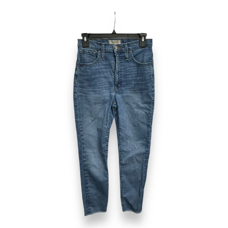 Jeans Straight By Madewell In Blue Denim, Size: 4