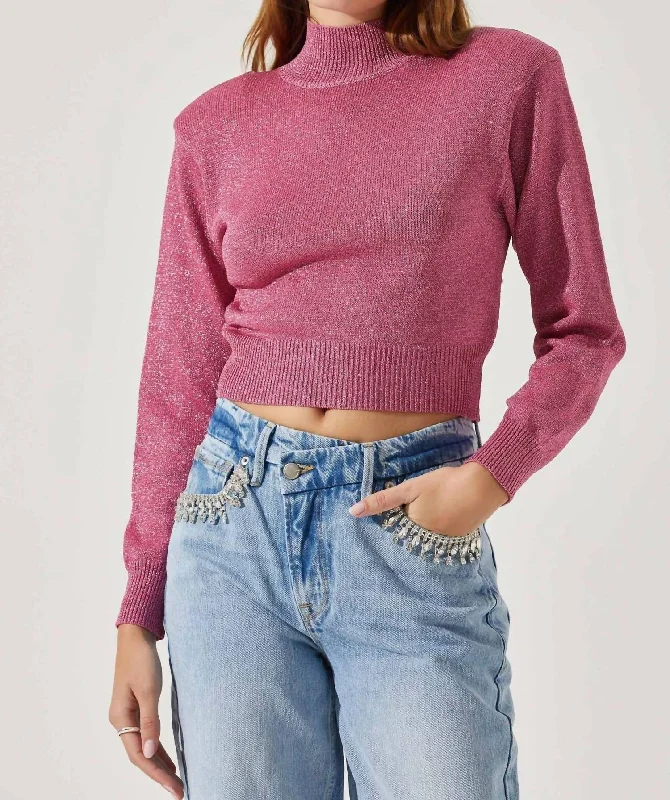 Arla Sweater In Pink